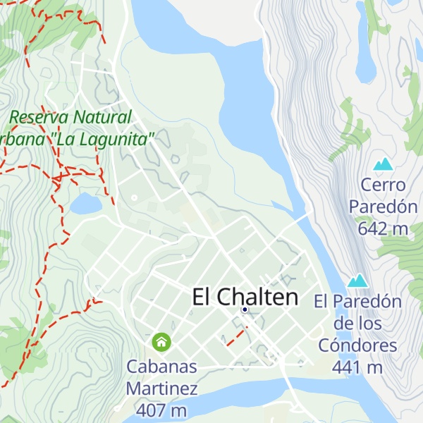 Map of Cabañas Eolia