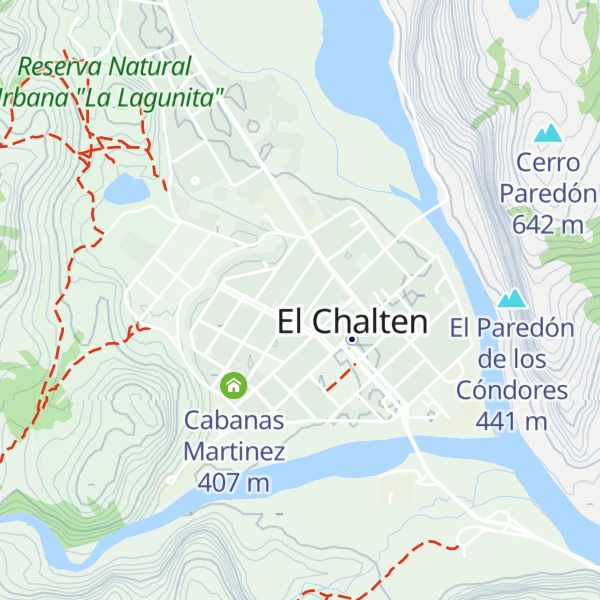 Map of Cabañas El Puesto Sur