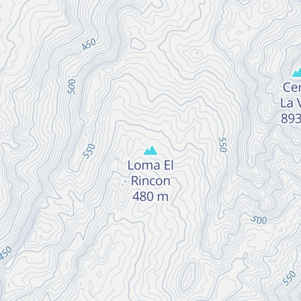 Map of Loma El Rincon