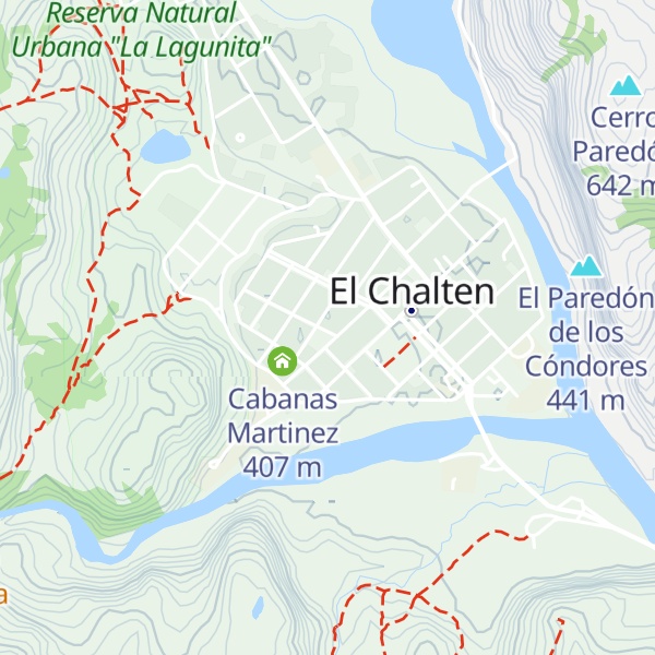 Map of Cabañas Eukel