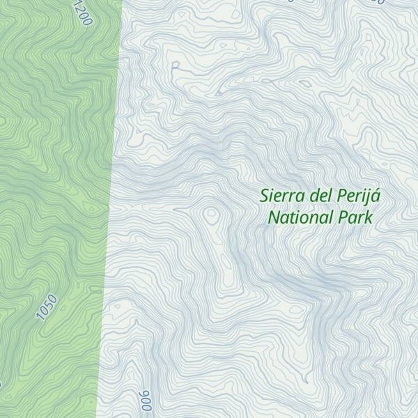 Map of Cerro Napa