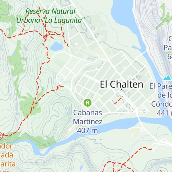 Map of Cabañas Aires del Fitz
