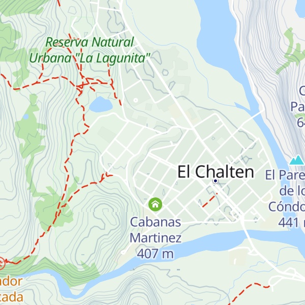 Map of Cabañas La Loma