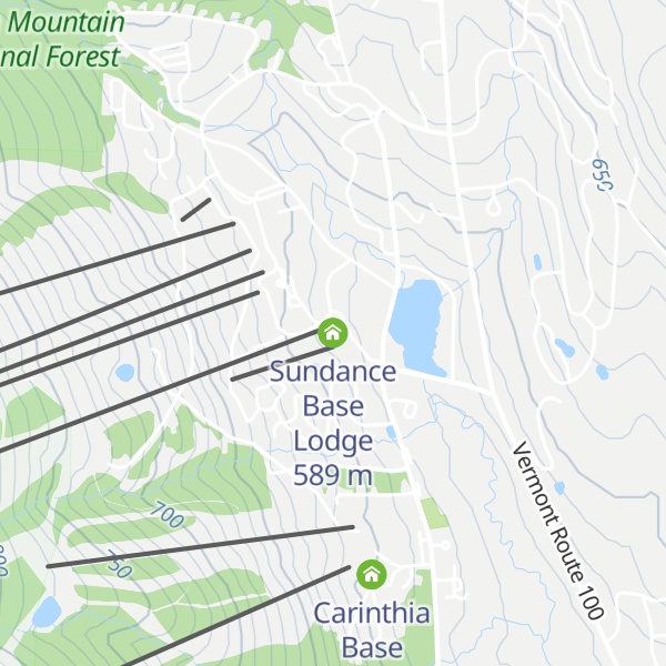Map of Sundance Base Lodge