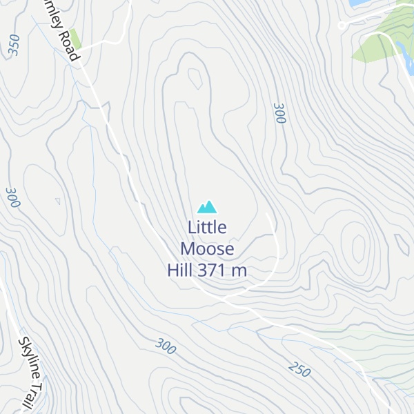 Map of Little Moose Hill