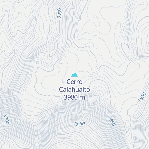 Map of Cerro Calahuaito