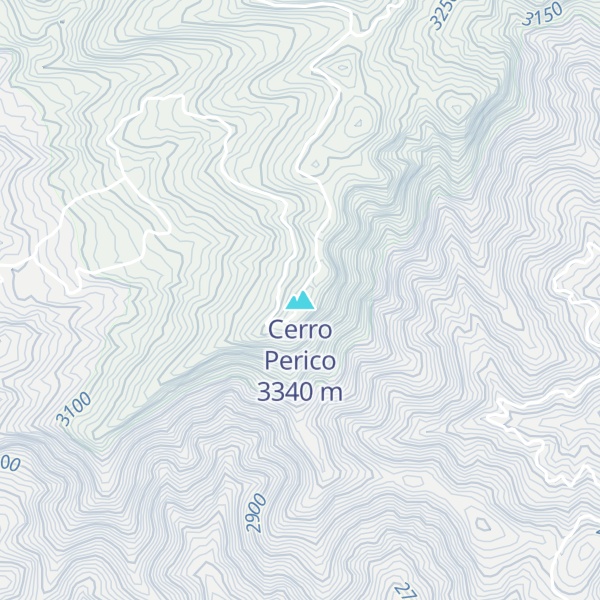 Map of Cerro Perico
