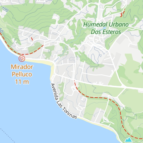 Map of Cabañas Pelluco
