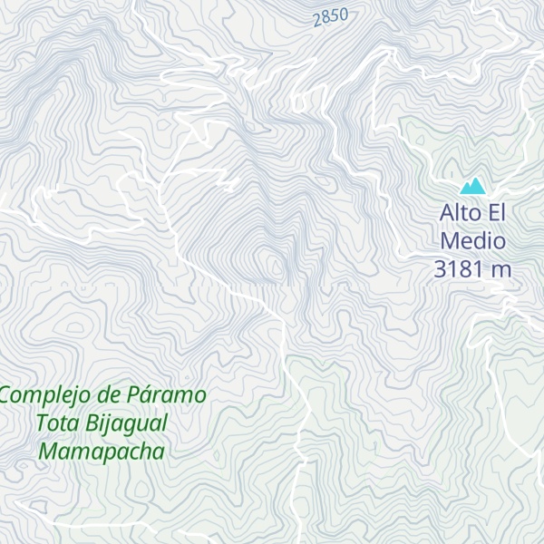 Map of La Pirámide