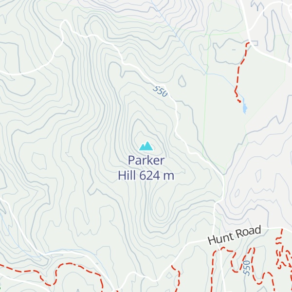 Map of Parker Hill