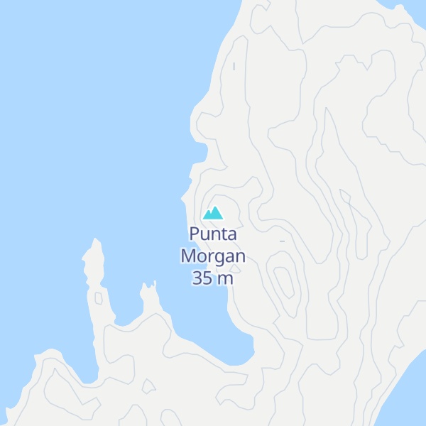 Map of Punta Morgan