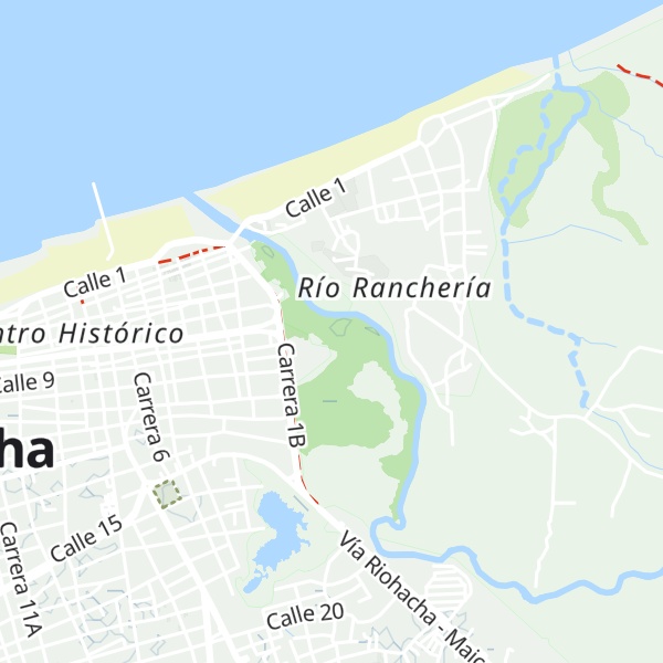 Map of Zonas Verdes