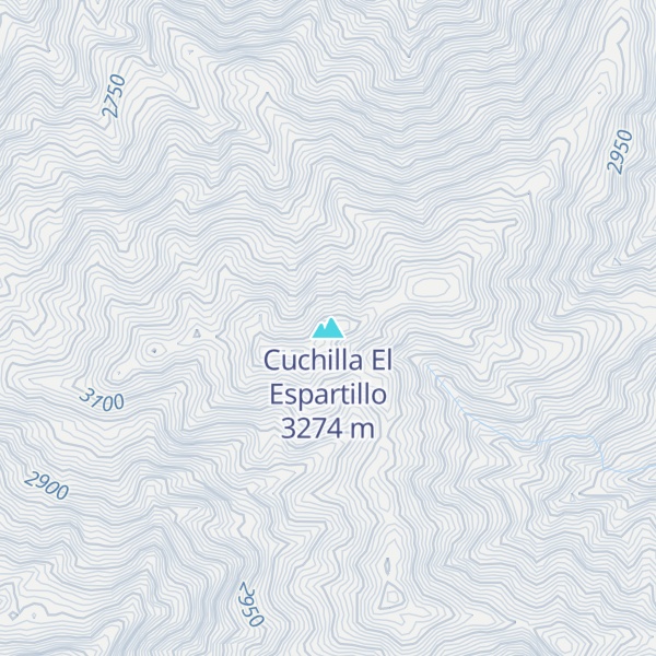 Map of Cuchilla El Espartillo