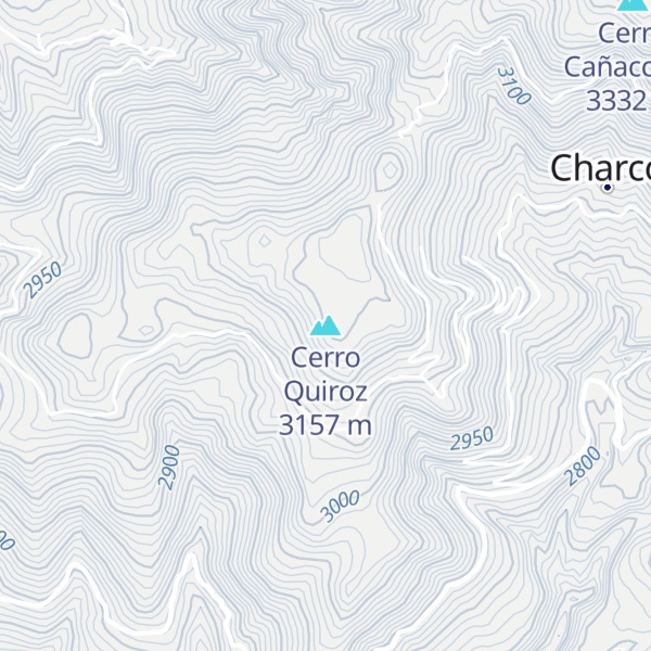 Map of Cerro Quiroz