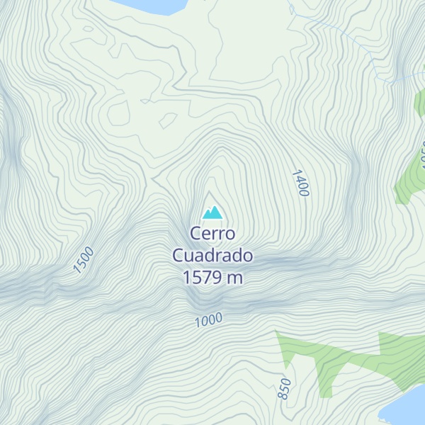 Map of Cerro Cuadrado