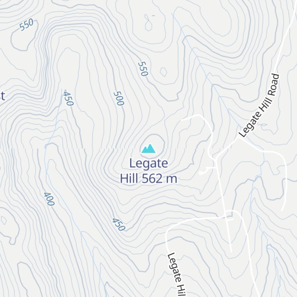 Map of Legate Hill
