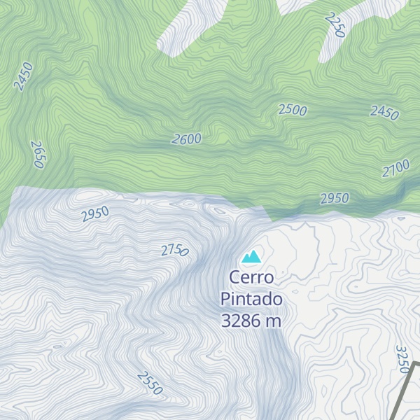 Map of Cerro La Teta