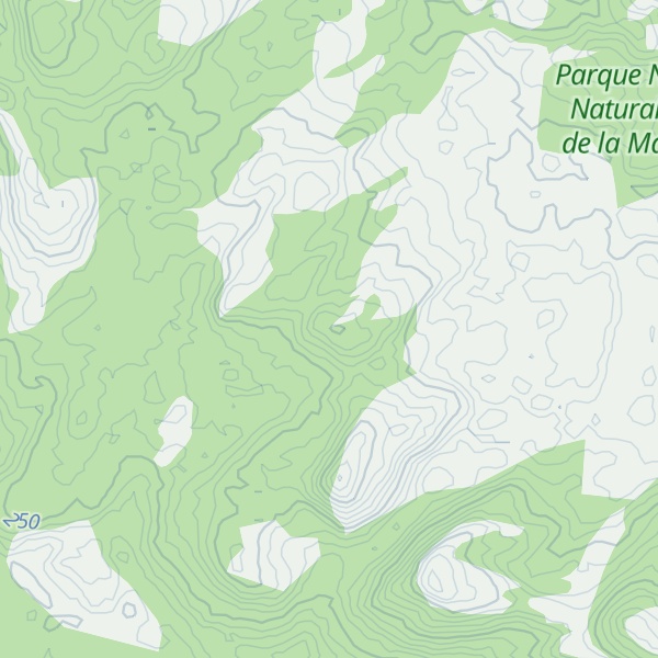 Map of Serrania La Lindosa