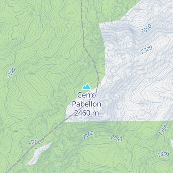 Map of Cerro Pabellon