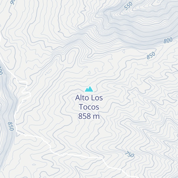 Map of Alto Los Tocos