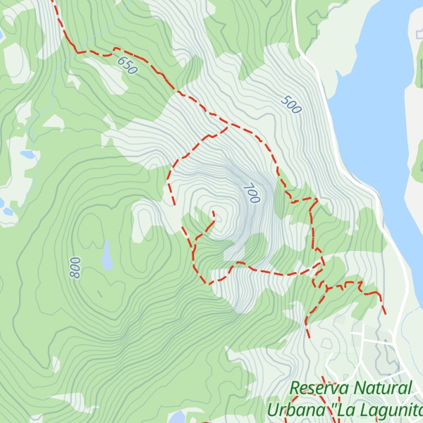 Map of Cerro Rosado
