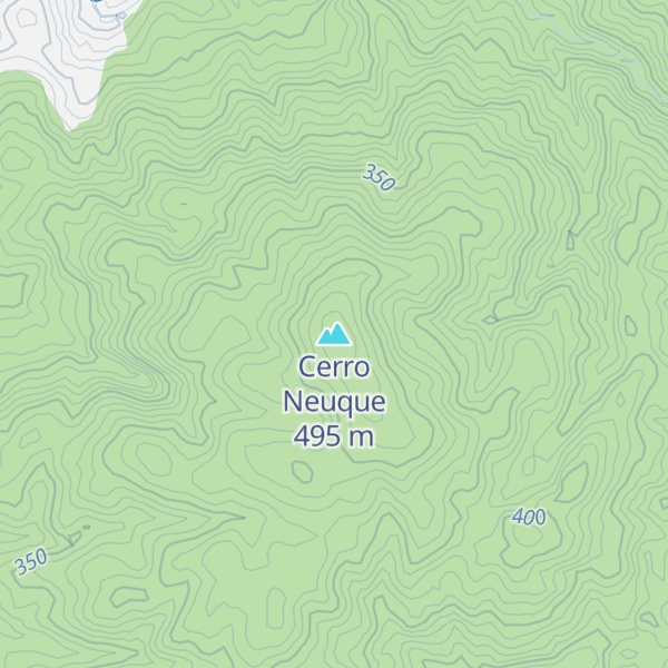 Map of Cerro Neuque