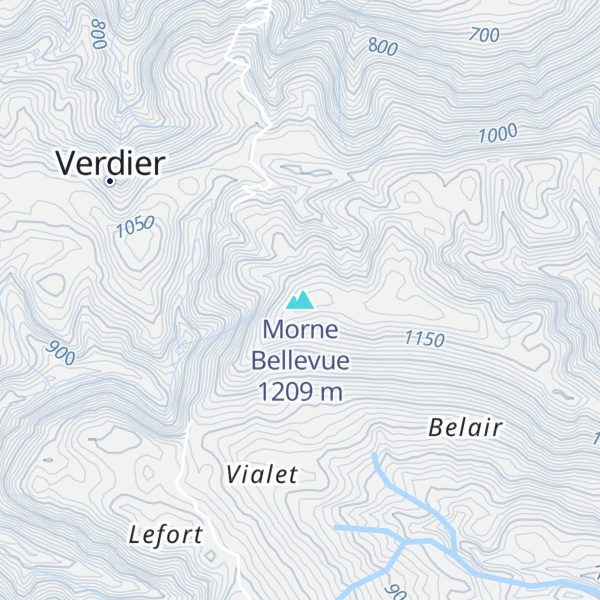 Map of Morne Bellevue