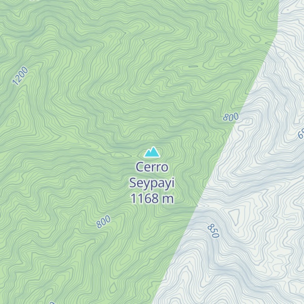 Map of Cerro Seypayi