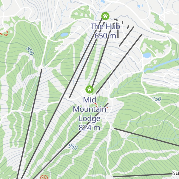 Map of Mid Mountain Lodge