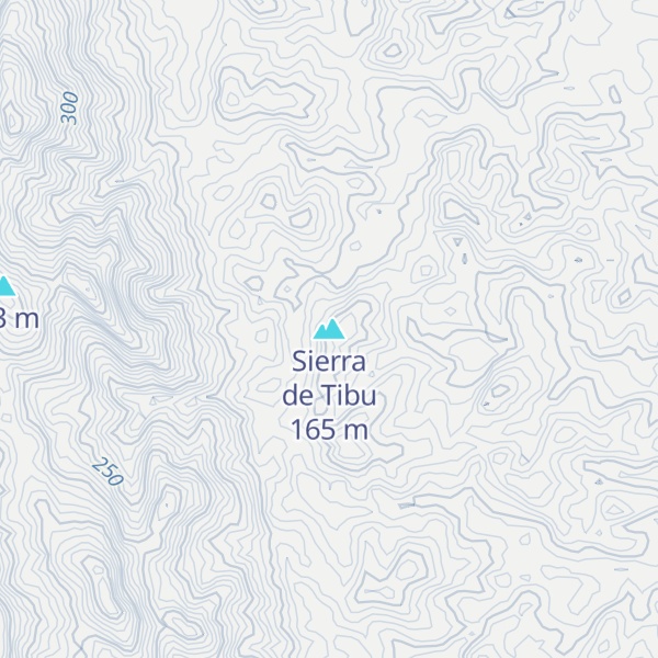 Map of Sierra de Tibu