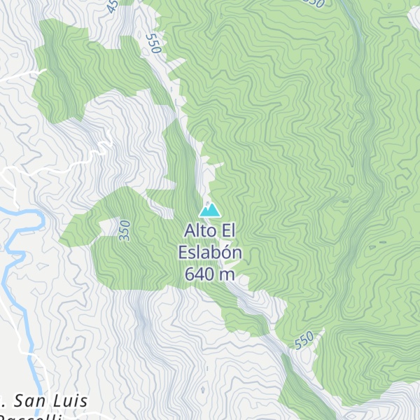 Map of Alto El Eslabón