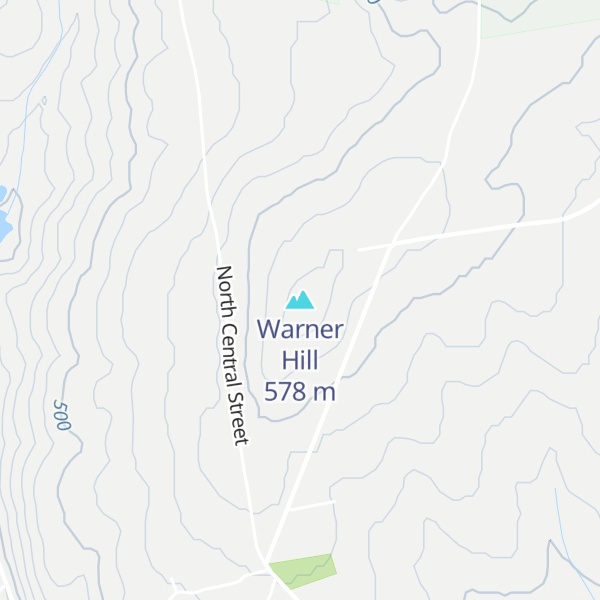 Map of Warner Hill