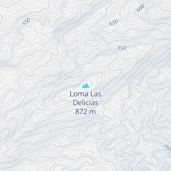 Map of Loma Las Delicias