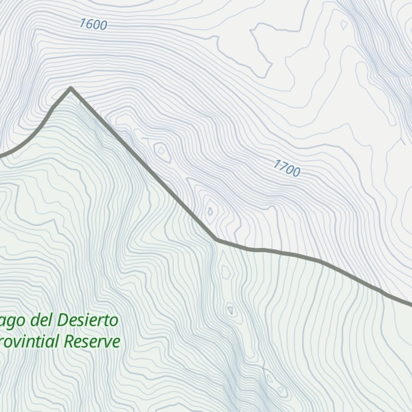 Map of Cerro El Trueno