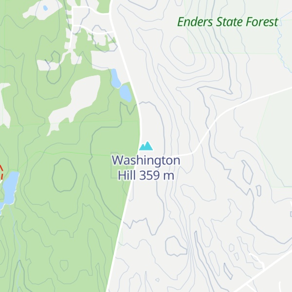 Map of Washington Hill