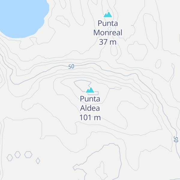 Map of Punta Aldea