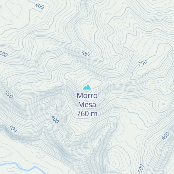 Map of Morro Mesa