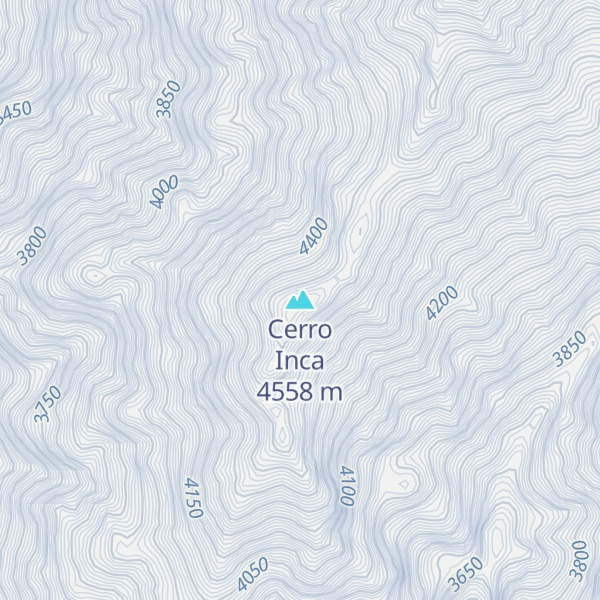 Map of Cerro Inca