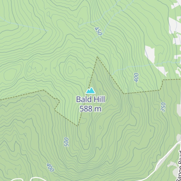 Map of Bald Hill