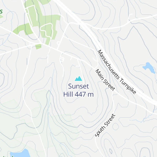 Map of Sunset Hill