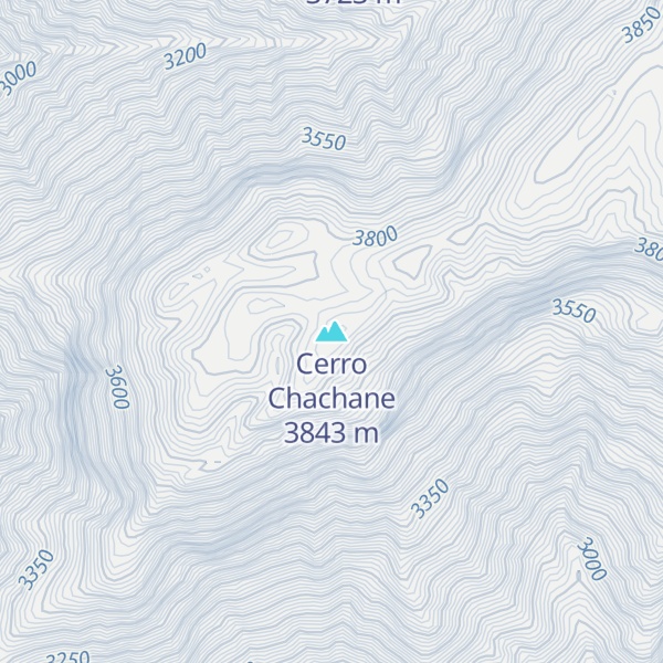 Map of Cerro Chachane
