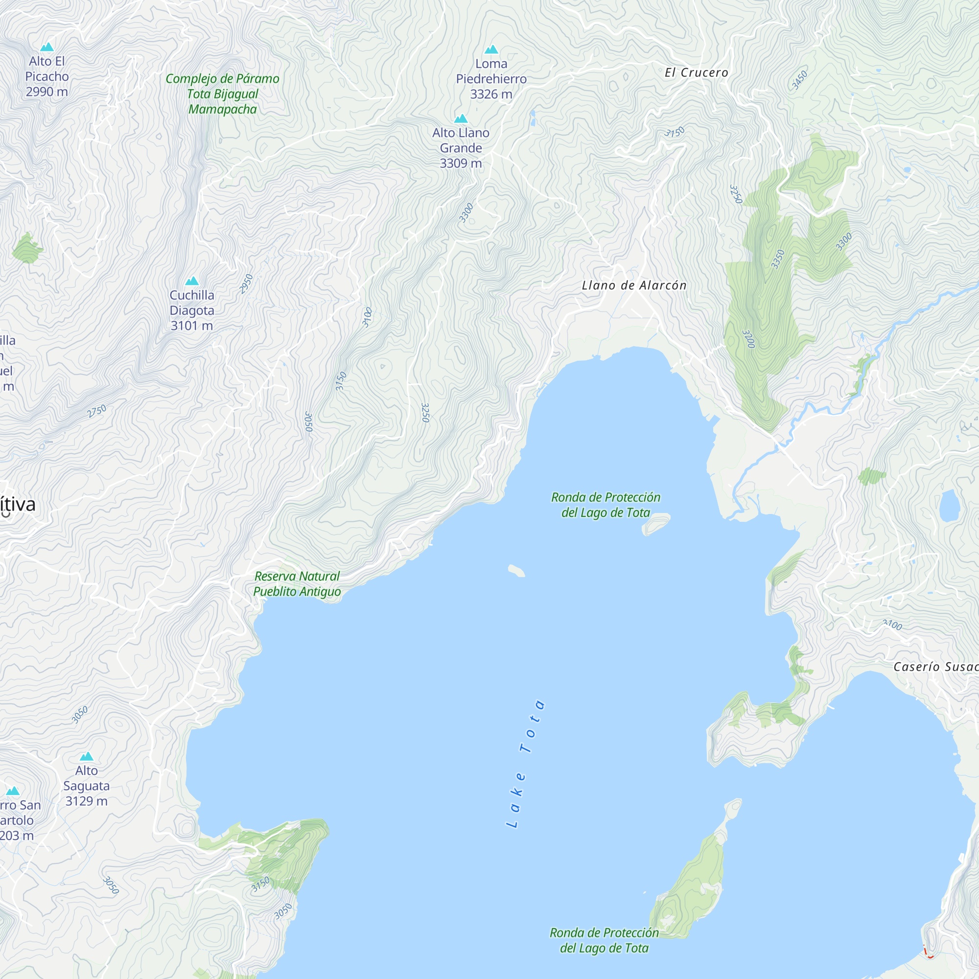 Refugio Génesis map