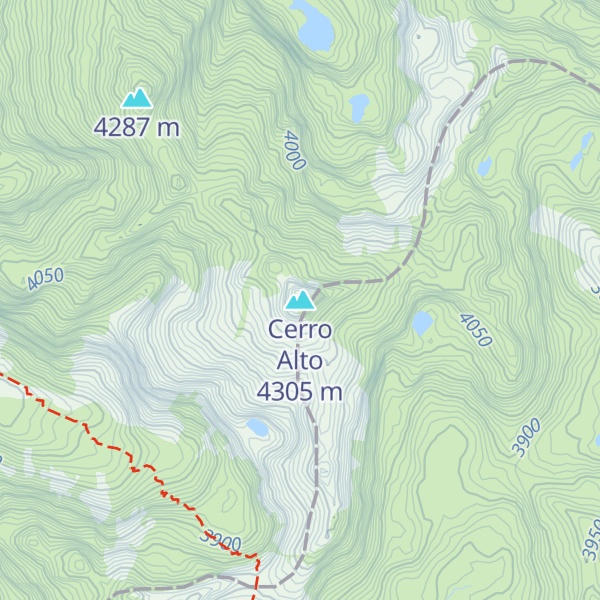 Map of Cerro Alto