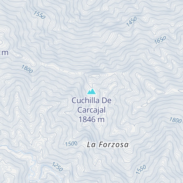 Map of Cuchilla De Carcajal