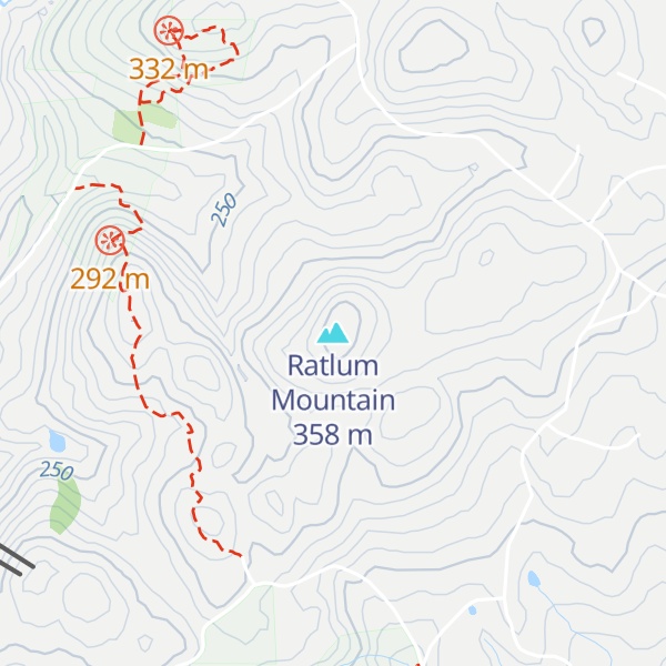 Map of Ratlum Mountain