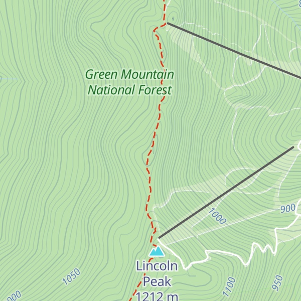 Map of Nancy Hanks Peak