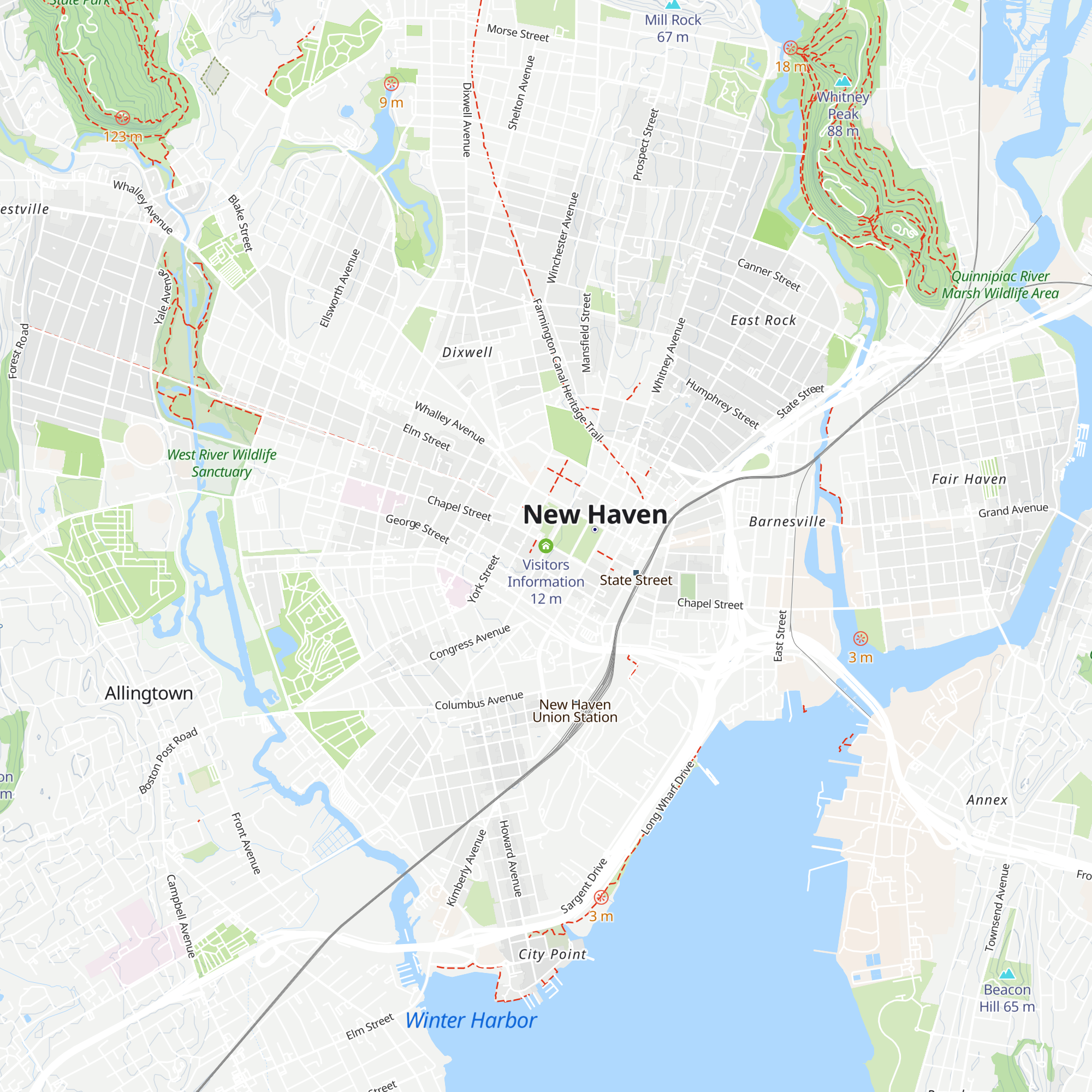 Visitors Information map