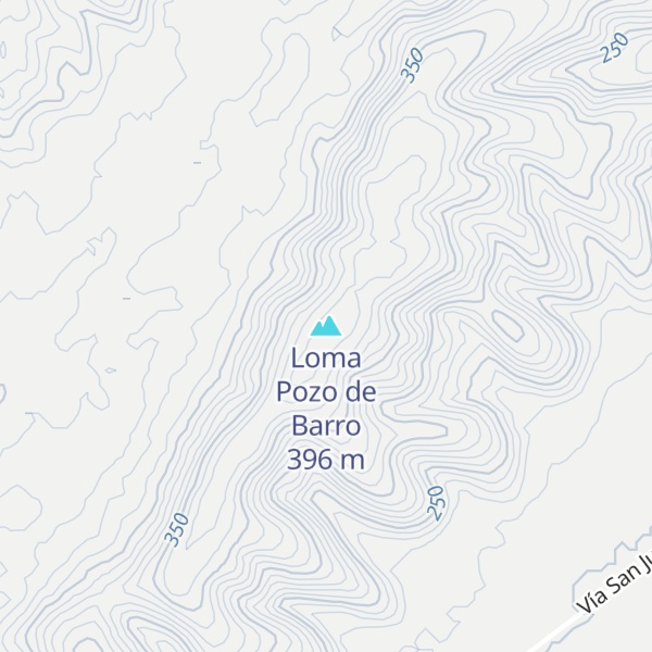 Map of Loma Pozo de Barro