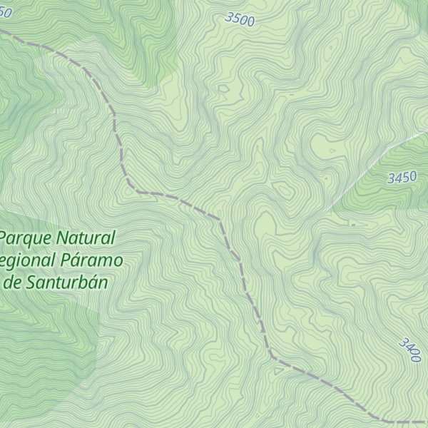 Map of Alto Cerro Pelado