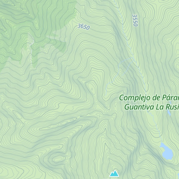 Map of Cerro Pantano Hondo